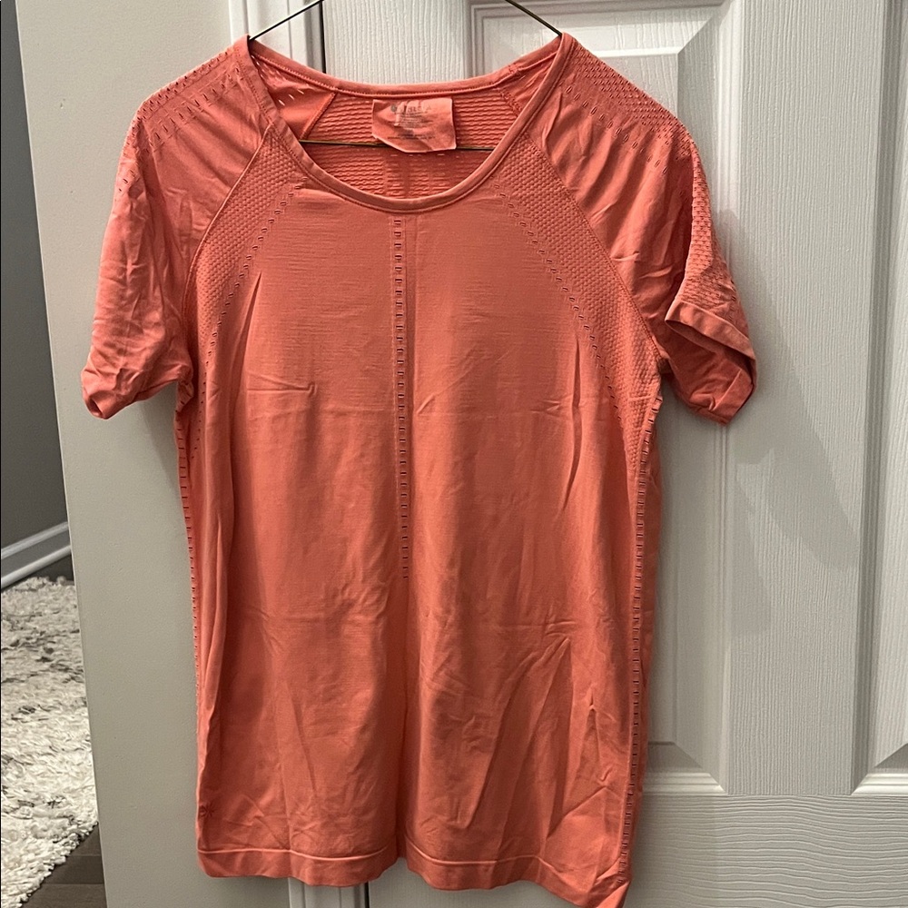 Athleta Coral Short Sleeve Tee